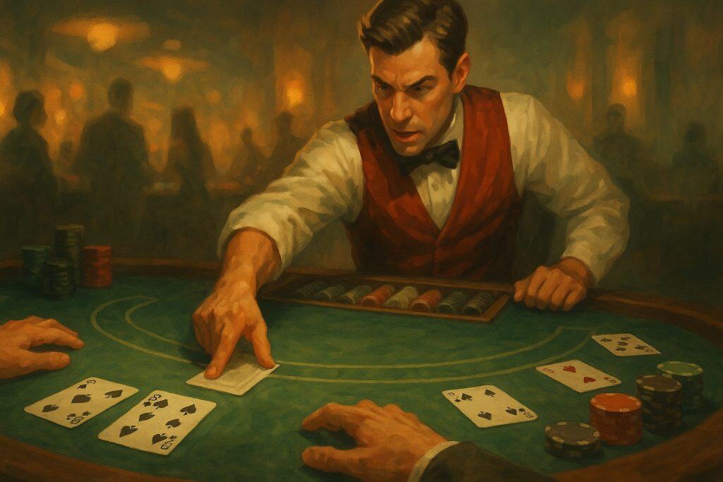 Cómo entender las maniobras agresivas del crupier